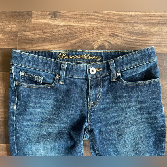 Gap premium skinny- but really almost straight leg. - Picture 2 of 5